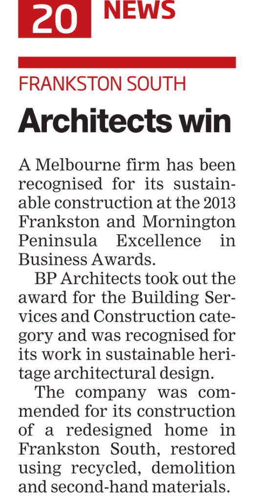 frankston_stardard_leader_bp_architects_win