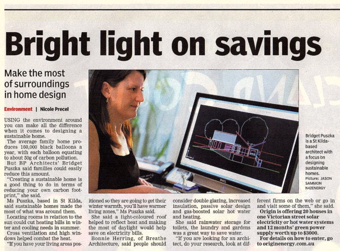 Reduce your carbon footprint. port_phillip_leader_bright_light_on_savings