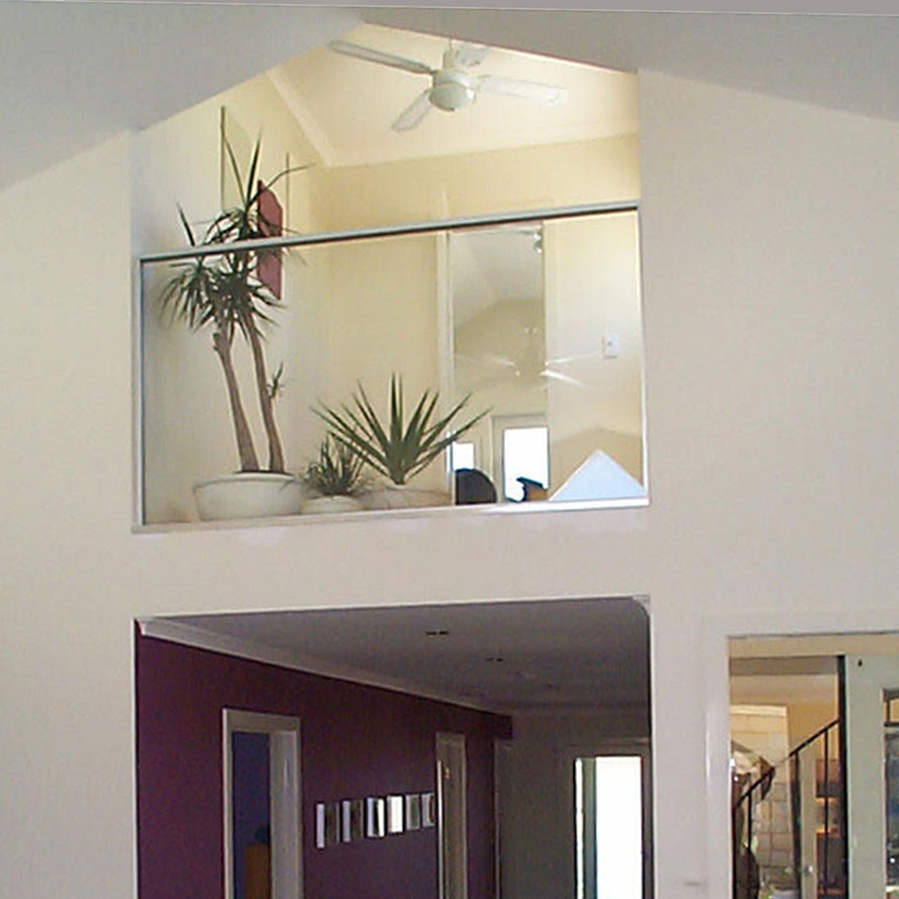 Library and Office overlooking kitchen, sustainable ecohome designed by BP Architects